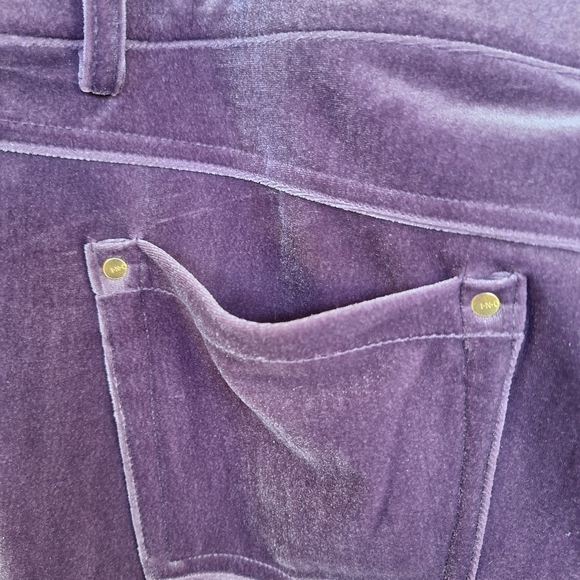 INC International Concepts Lavender Jeggings Plus Sz14 Velour Elastic Skinny - Picture 7 of 7